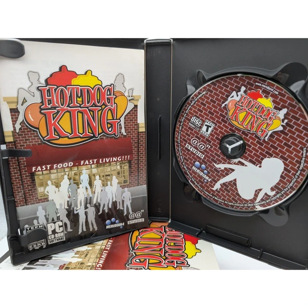 Hot Dog King (PC, 2007) Rare Hard To Find Franchise‎ Simulator